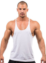 Cotton Basic Fitness Bodybuilding Training Vest For Men