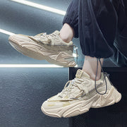 Spring Breathable Trend All-Match Mesh Casual Sneakers Walking Footwear Men Chunky Sneakers