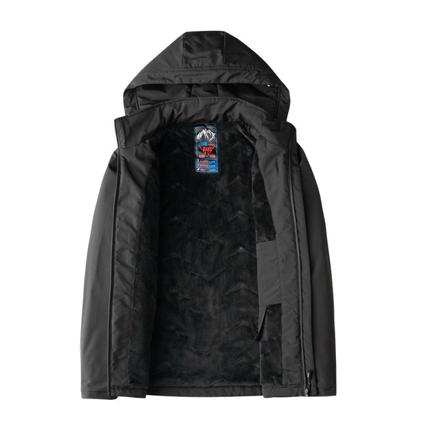 Athleisure Stand-up Collar And Hooded Padded Cotton Jacket