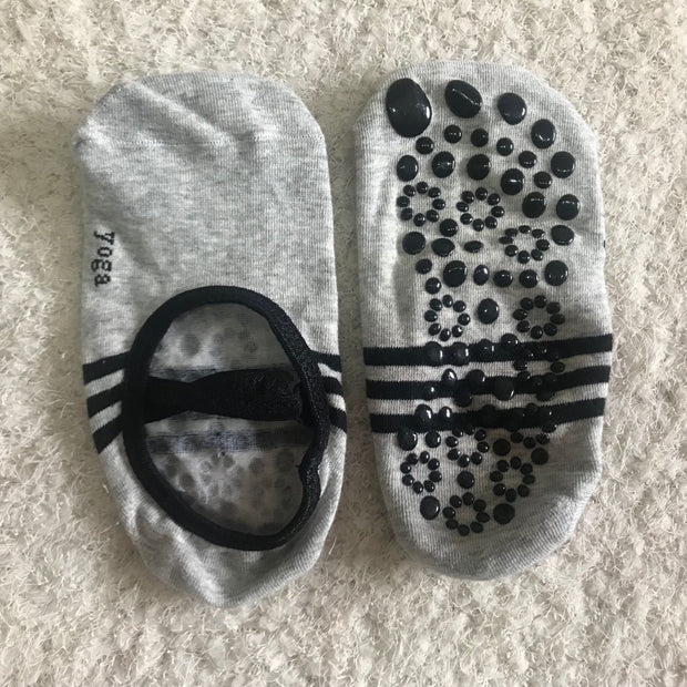 Non-slip yoga socks ballet style fitness boat socks sports socks dance socks aerobics socks cotton socks