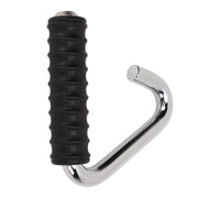 Fitness Handle Grip Silver C Shaped Universal Rubber Wrapped Training Pull Bar for Gym