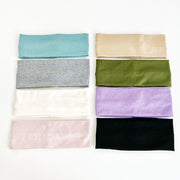 Solid Color Elastic Knitted Headband Athleisure