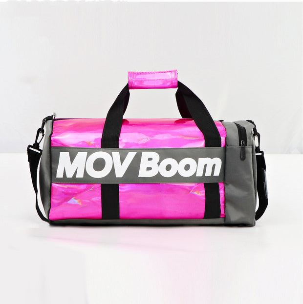 Sports Training Yoga Bag Laser Pu Leather Gym Bag