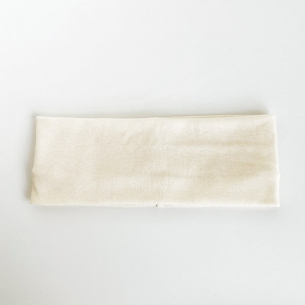 Solid Color Elastic Knitted Headband Athleisure