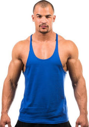 Cotton Basic Fitness Bodybuilding Training Vest For Men