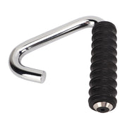 Fitness Handle Grip Silver C Shaped Universal Rubber Wrapped Training Pull Bar for Gym