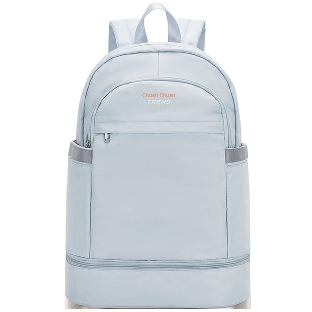 Gym Bag Women's Dry Wet Separation Waterproof Buggy Bag Swimming Sport Climbing Travel Backpack Shoe Warehouse Travel Backpack