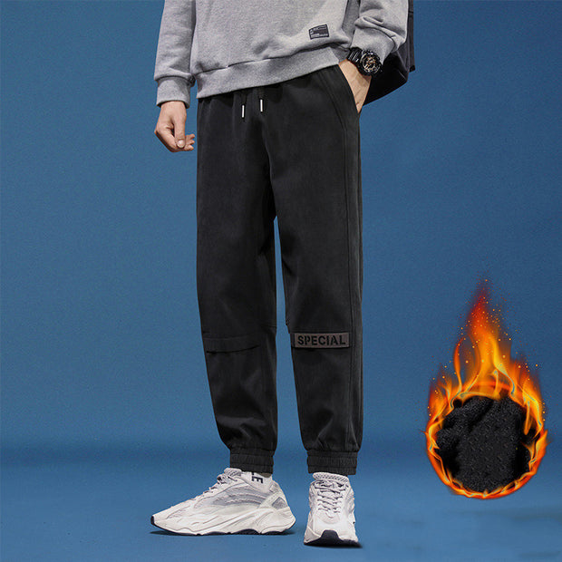 Men's Loose Reflective Beam Foot Athleisure Pants