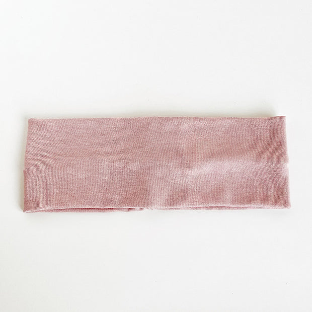 Solid Color Elastic Knitted Headband Athleisure